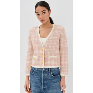 Veronica Beard Claudine Knit Jacket L